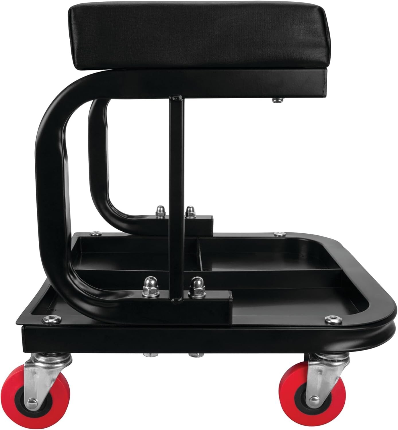 Wilmar Performance Tools Heavy Duty C-Frame Creeper Seat with Tool Tray W85007