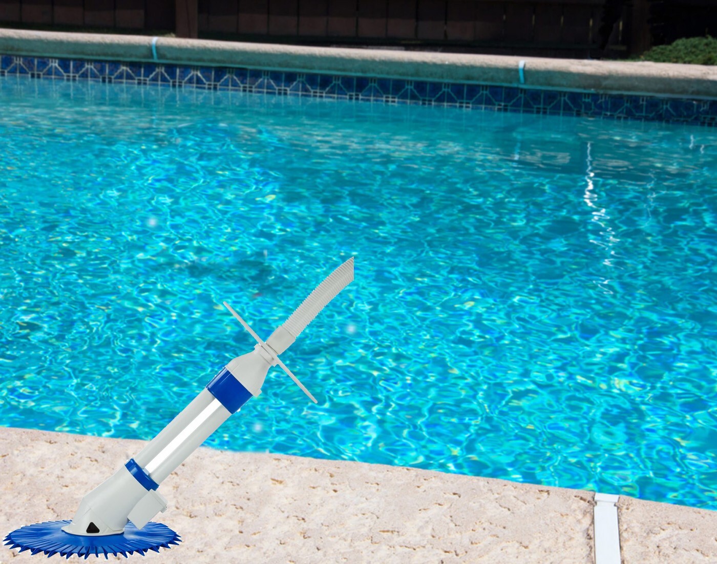 Above Ground Coaster Automatic Suction-Side Swimming Pool Cleaner w/ Hose