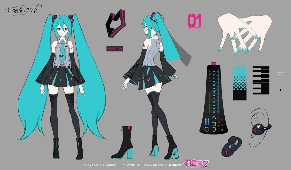 Crypton Hatsune Miku V6 Voice Bank Package