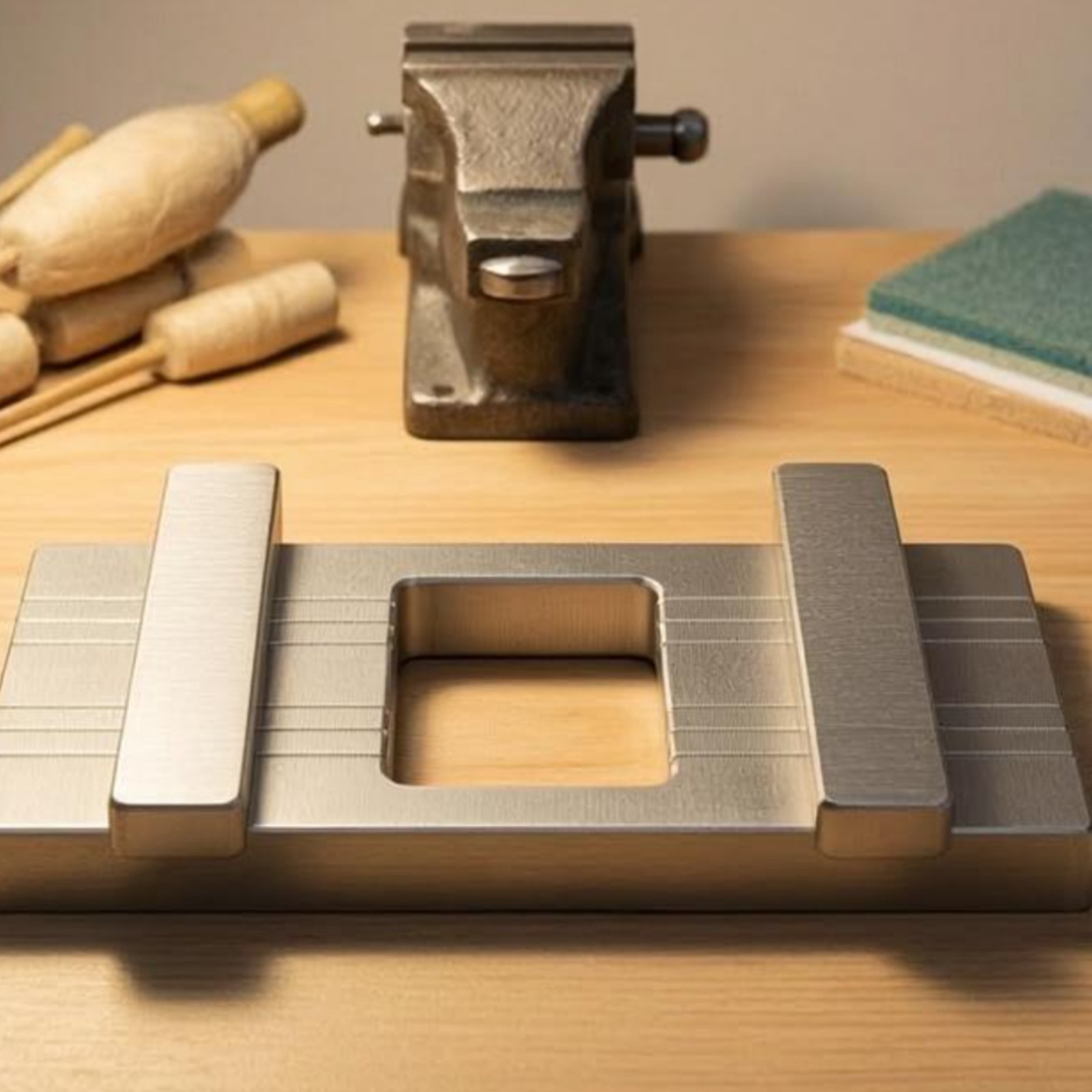 Attractive Docking Plate Double-Sided Groove Rectangular Aluminum Plate