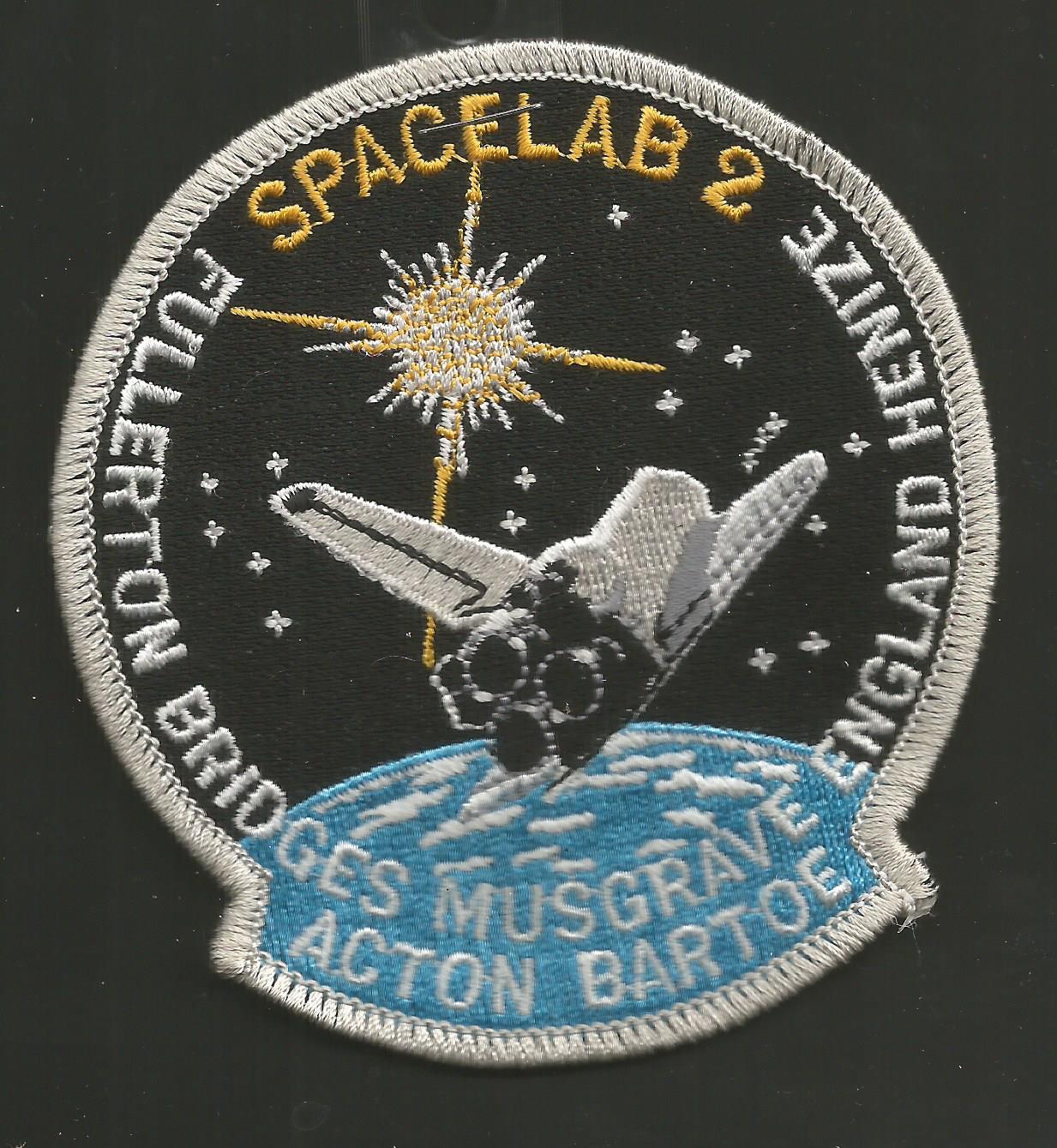 SPACELAB 2   PATCH  3 5/8 "