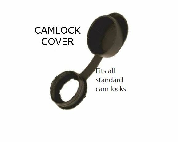 Qty6 Black Plastic Dust Cover Waterproof Caps Fit for 19mm 3/4" Dia Cam Lock USA