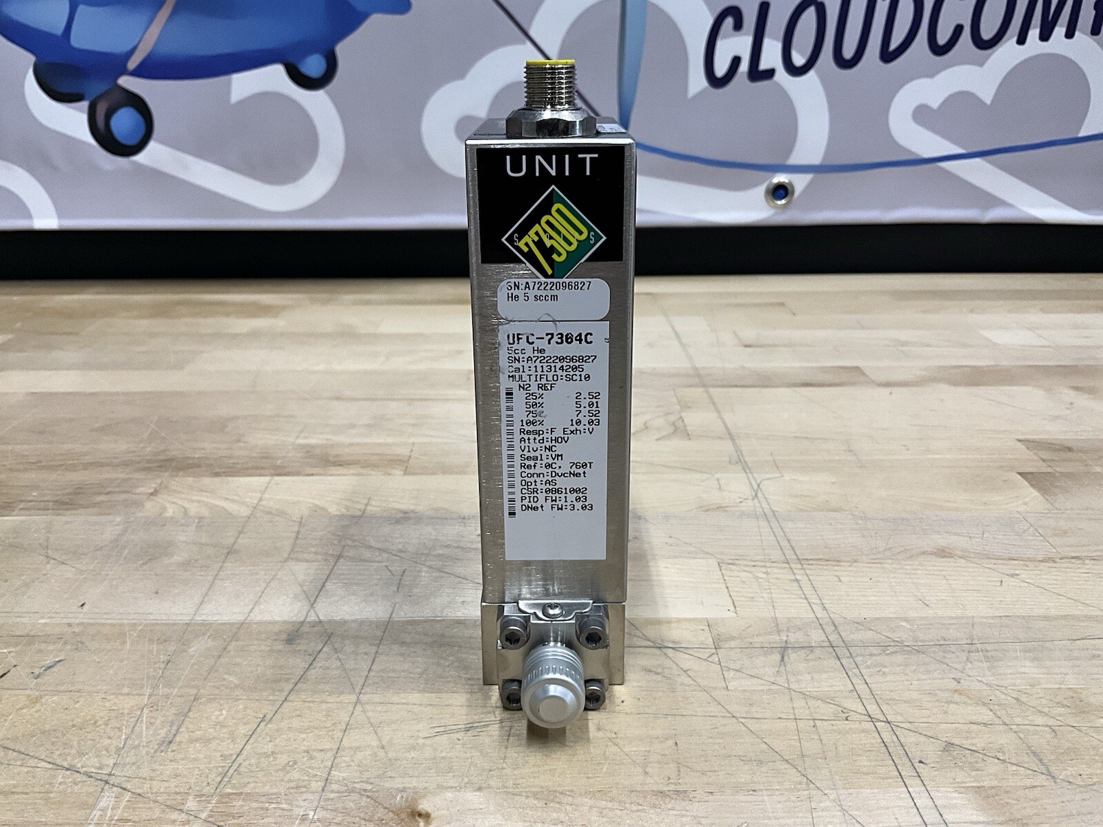 Celerity UNIT Instruments Mass Flow Controller 7300 Series UFC-7304C
