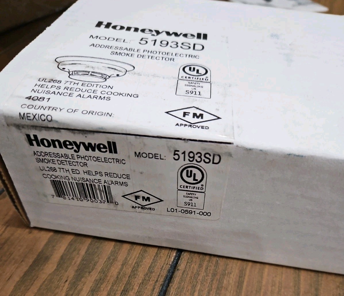 Honeywell 5193SD Home Smoke Detector NEW