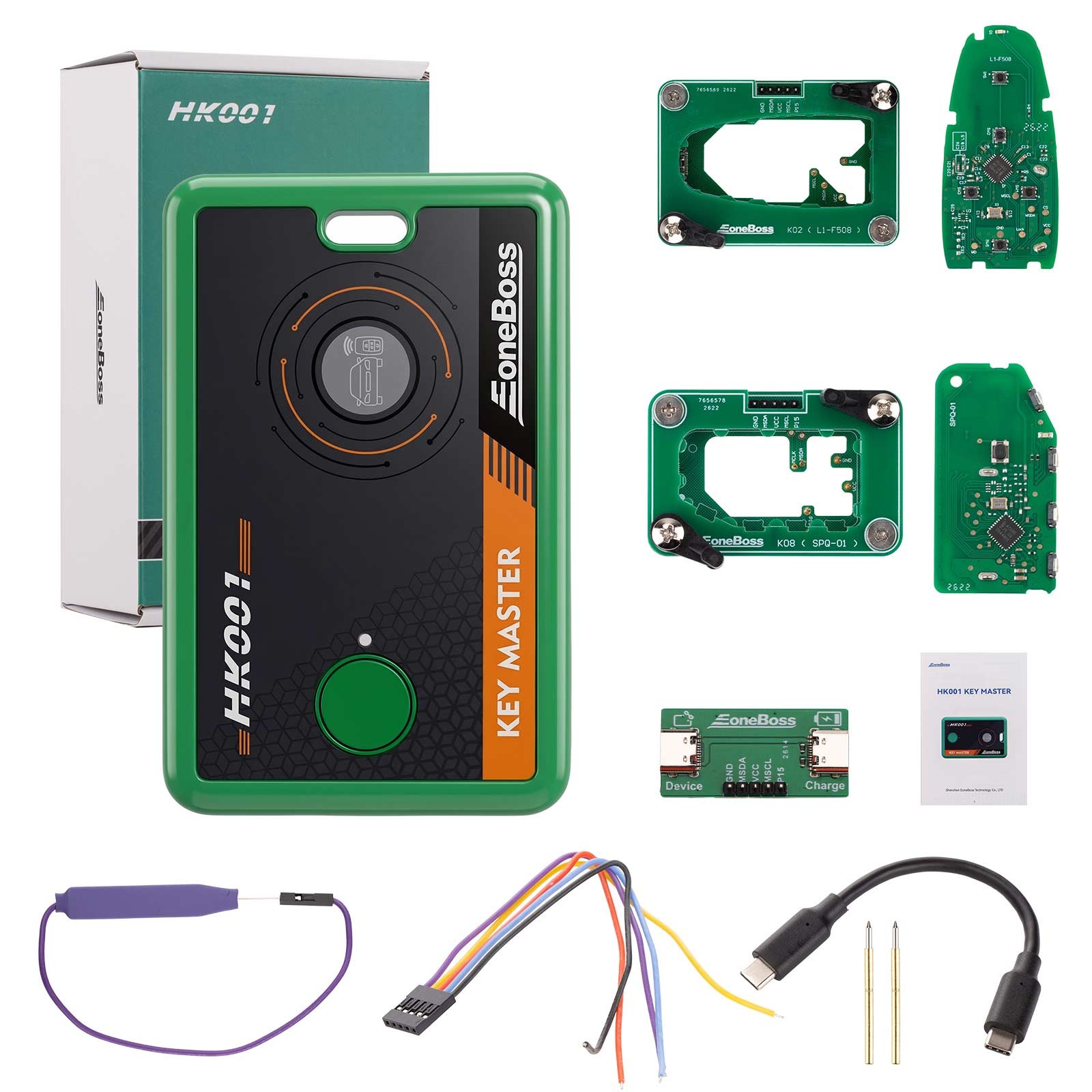 EONEBOSS HK001 Premium Set (HK001*1 + Kia Remote*2 + Adapter K02*1 + K08*1)