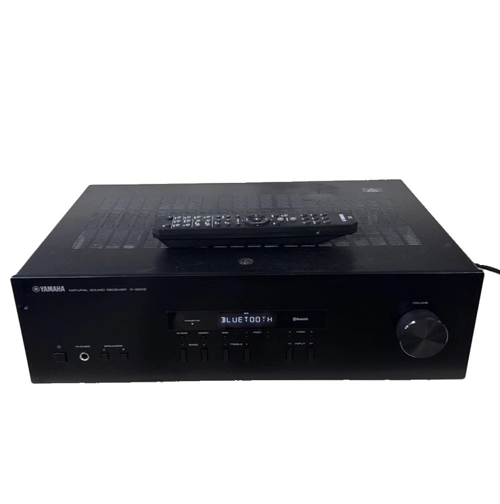 Yamaha R-S202 Bluetooth Natural Sound Stereo Receiver - Black