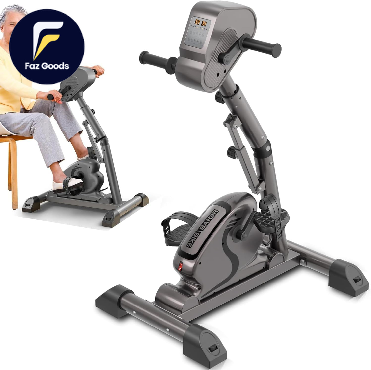 Legs Arms Electric Exercise Bike Active Passive Knee Pedal Trainer Physical The