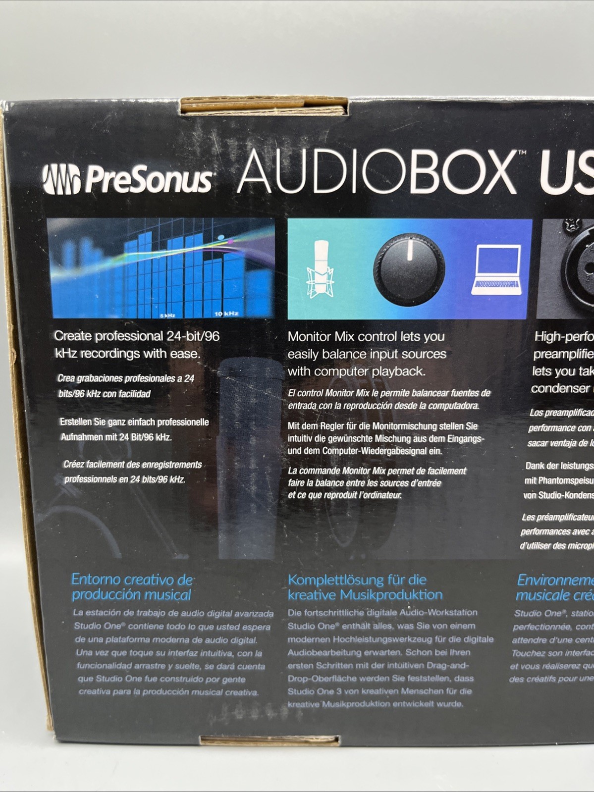 PreSonus AUDIOBOX USB96 USB 96 Audio Interface Studio One - Open Box