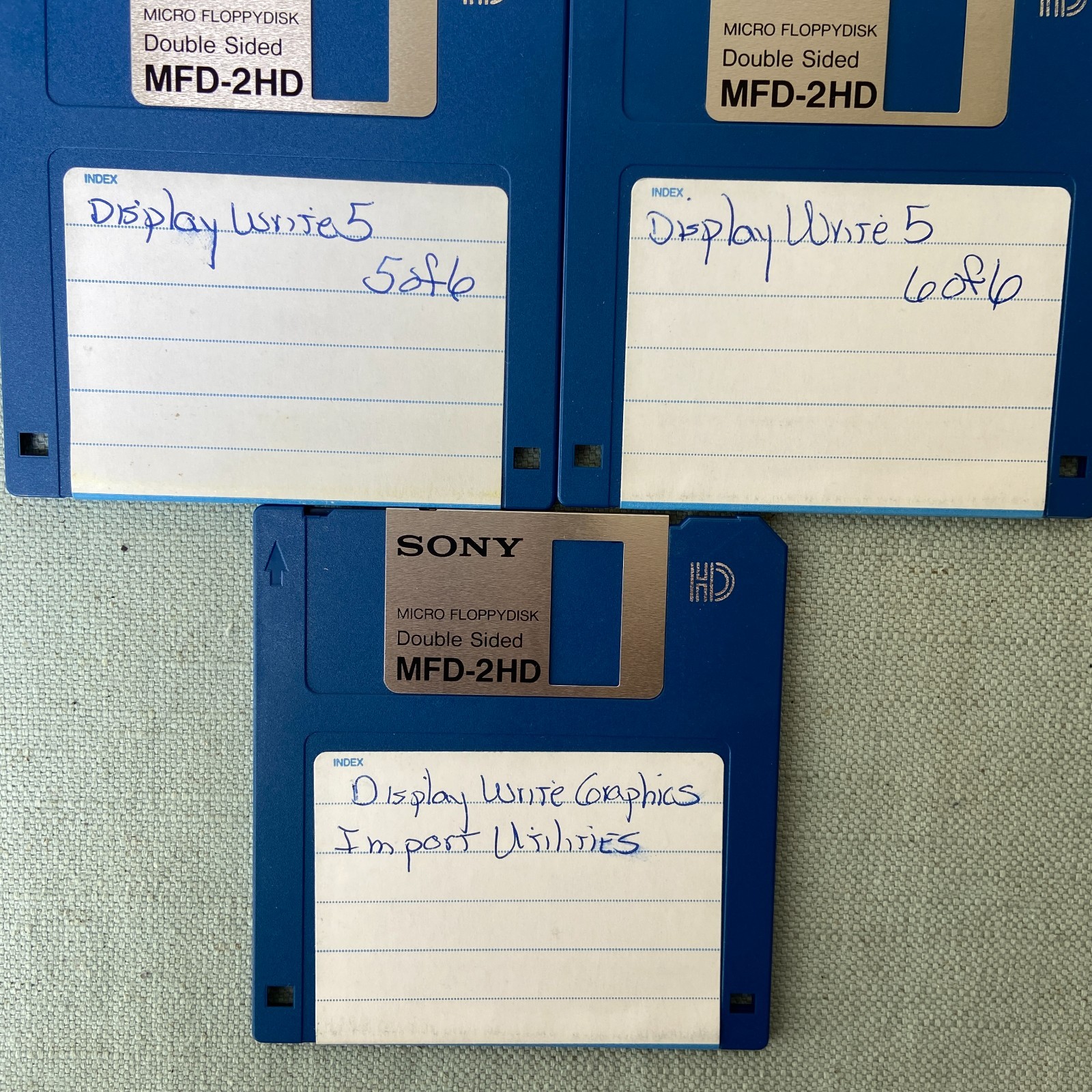 Software Lot 3.5” RadioReveal Netware PFS Write Metz File F/X Display Write API
