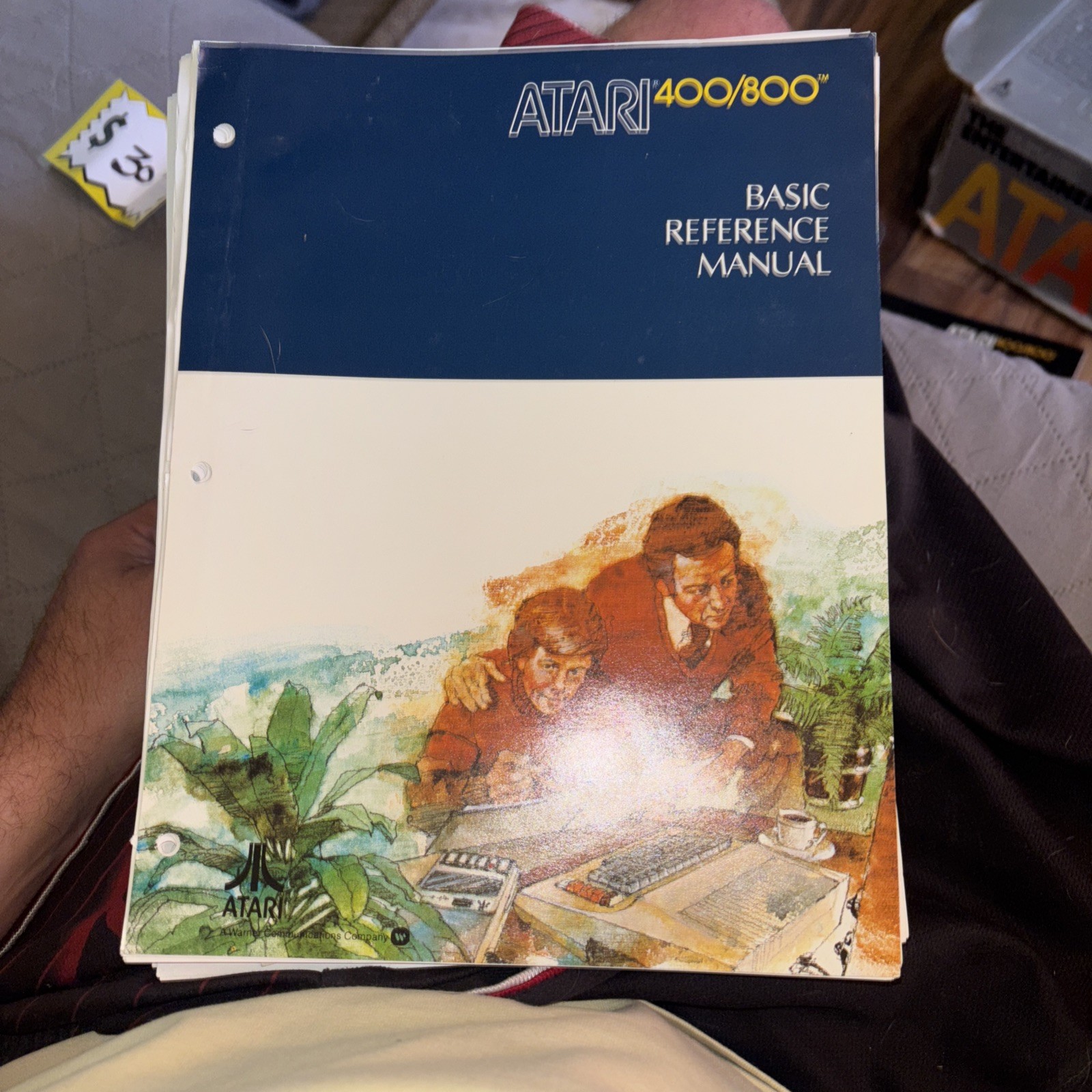 The Atari 400/800 Computer System Programmer Basic *Box And Inserts Manual #bc