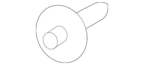 OEM NEW Ford Shutter Screw -W708394-S424