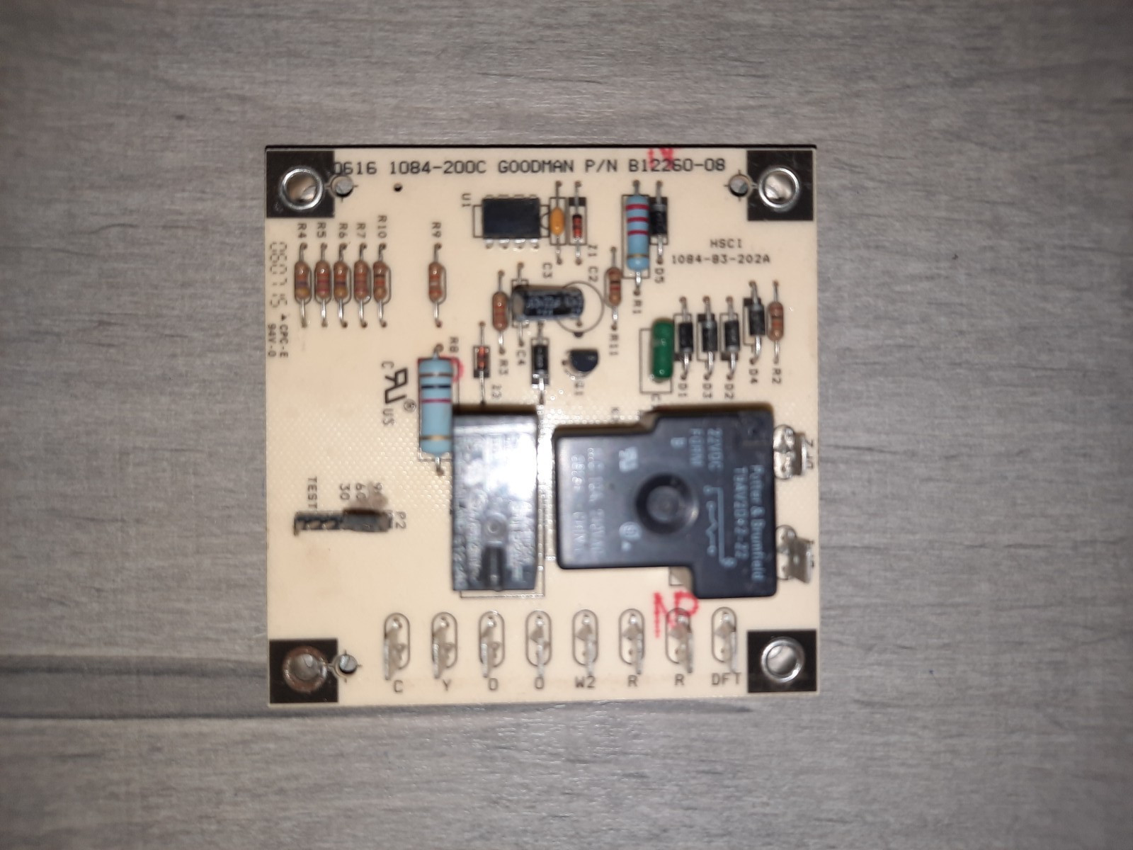 Goodman Control Board B12260-08 1084-83-202A 1084-200C (AB 1635) E2