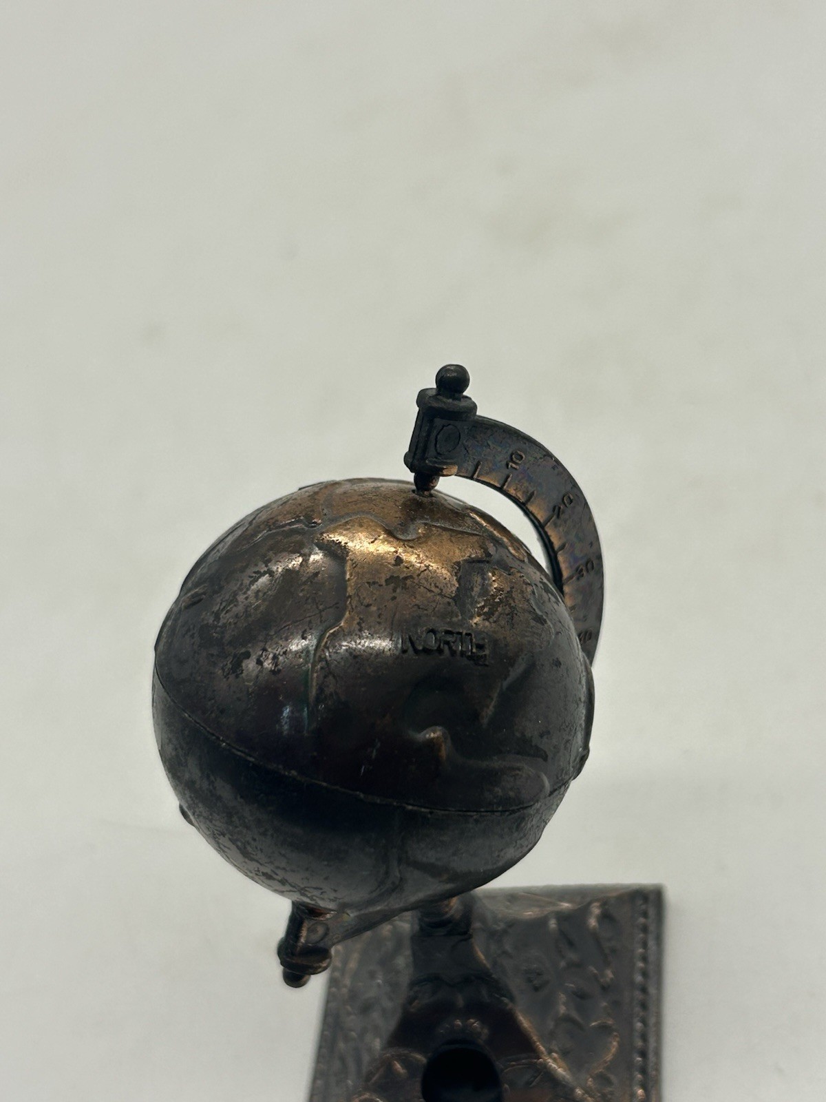 Vintage Die-Cast Pencil Sharpener World Globe