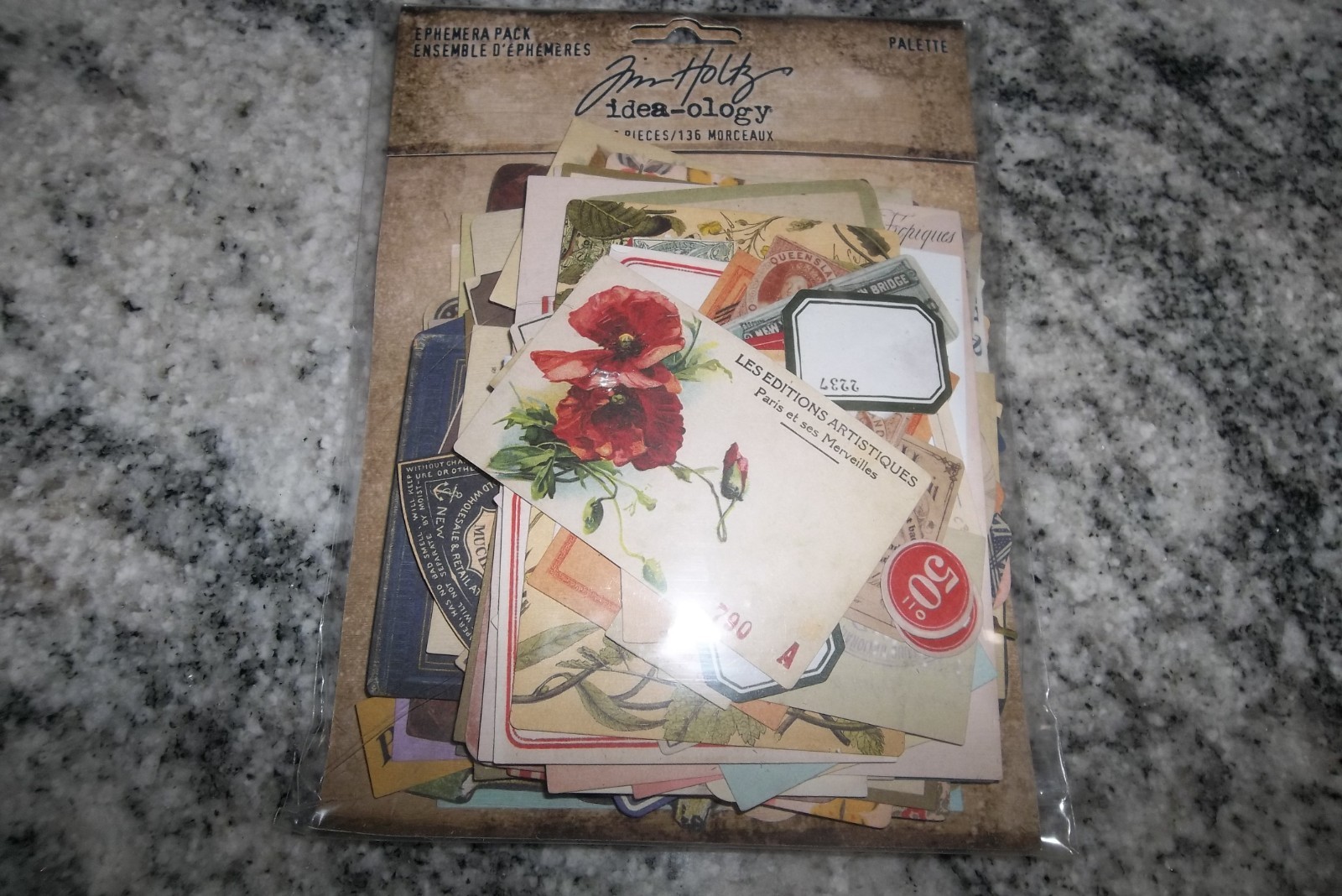 Tim Holtz 136 Pieces of Eclectic Collection of Prints New