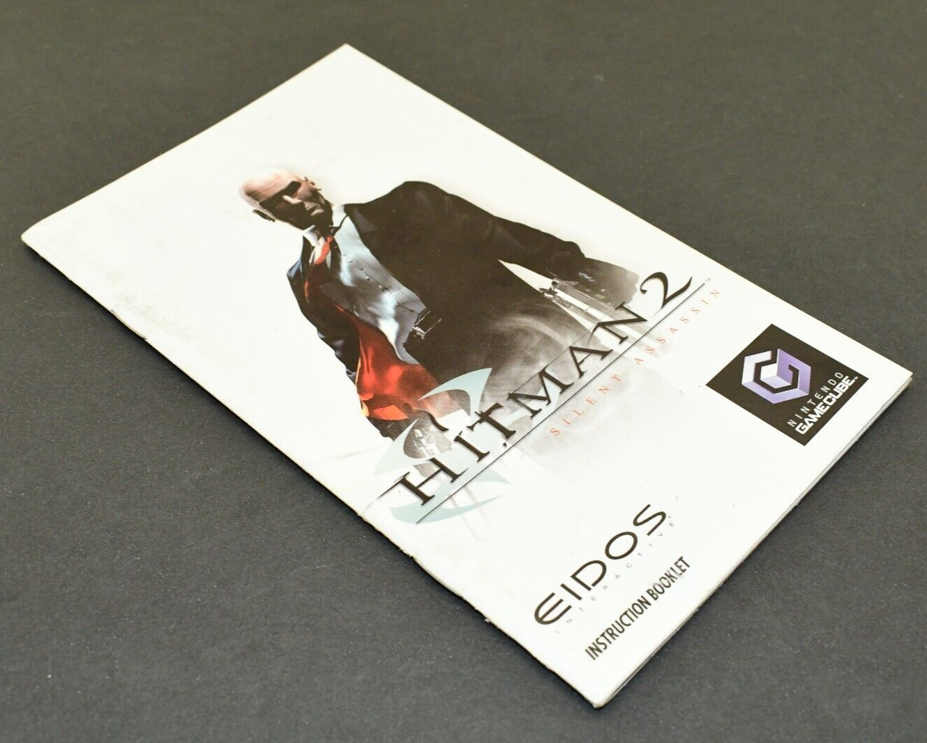 Hitman 2: Silent Assassin - Nintendo Gamecube - MANUAL ONLY - AUTHENTIC Booklet