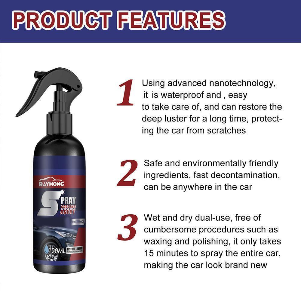 Multi-functional Coating Renewal Agent Auto Coating Agent Quick Coating Spray US
