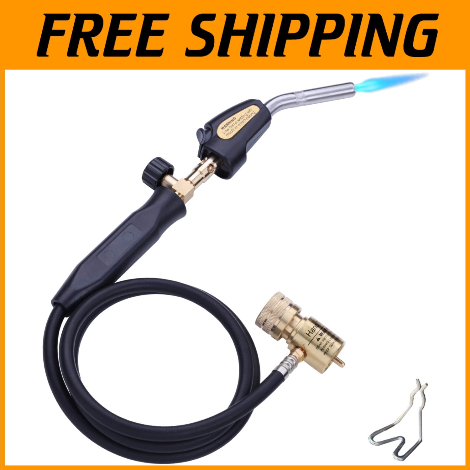High-Temperature Propane Torch with Hose