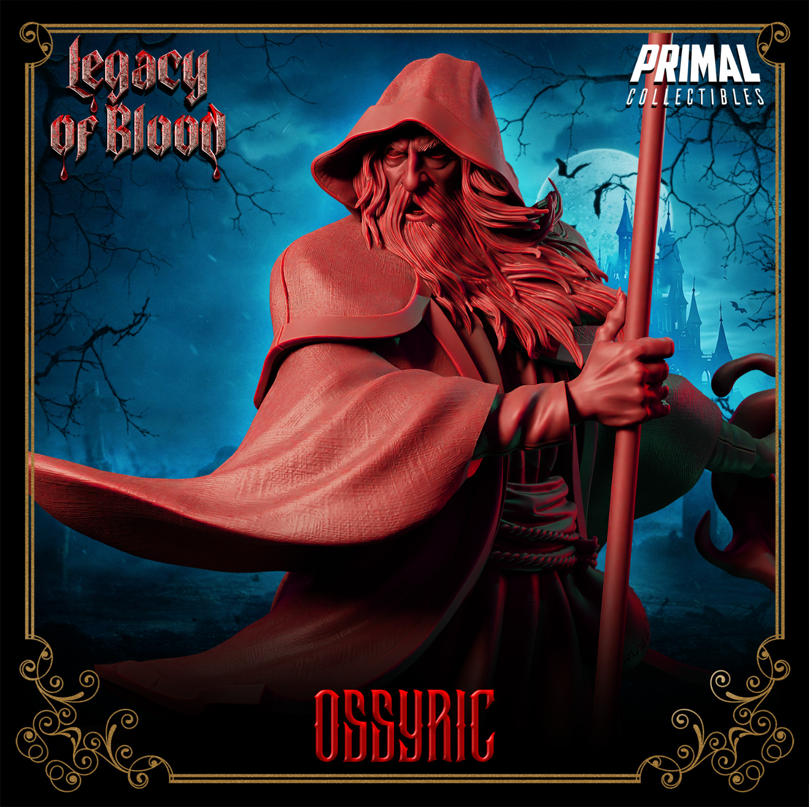 D&D Lord Ossyric Dark Wizard Mini Set TTRPG 32mm