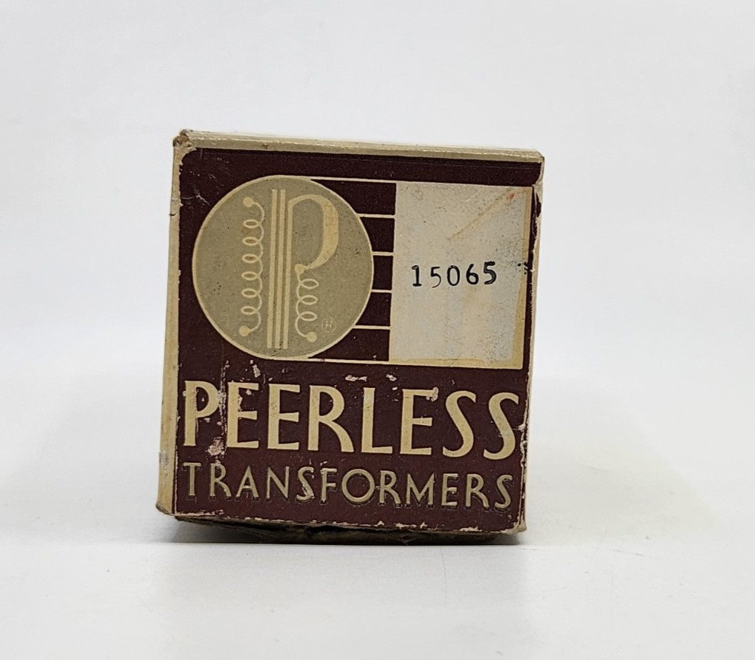 Vintage Peerless Transformers 15065 Altec Lansing Impedance 70 Volt Line