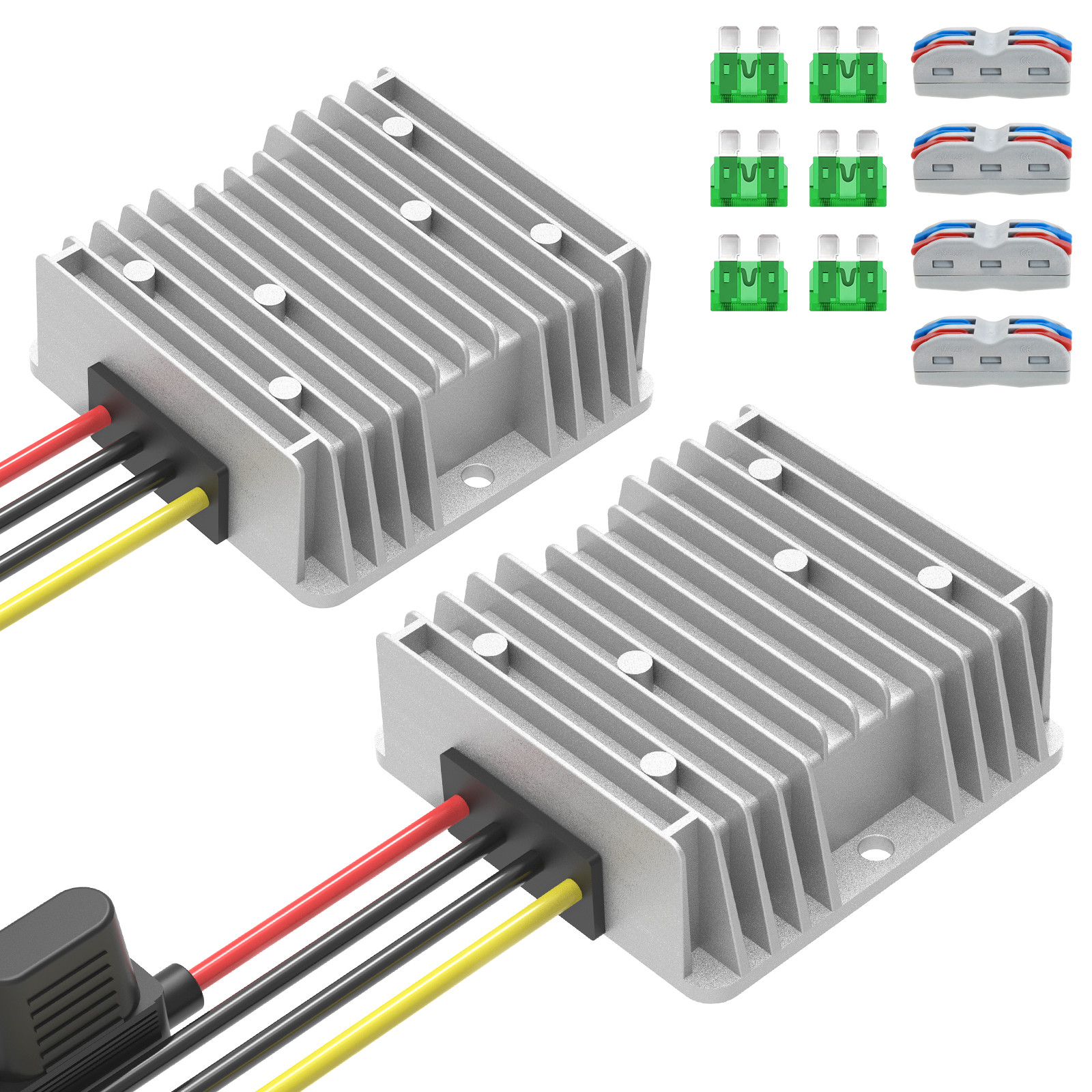 2-Pack 240W 20A Step Down Converter DC 17-55V to 12V Buck Regulator Golf Cart