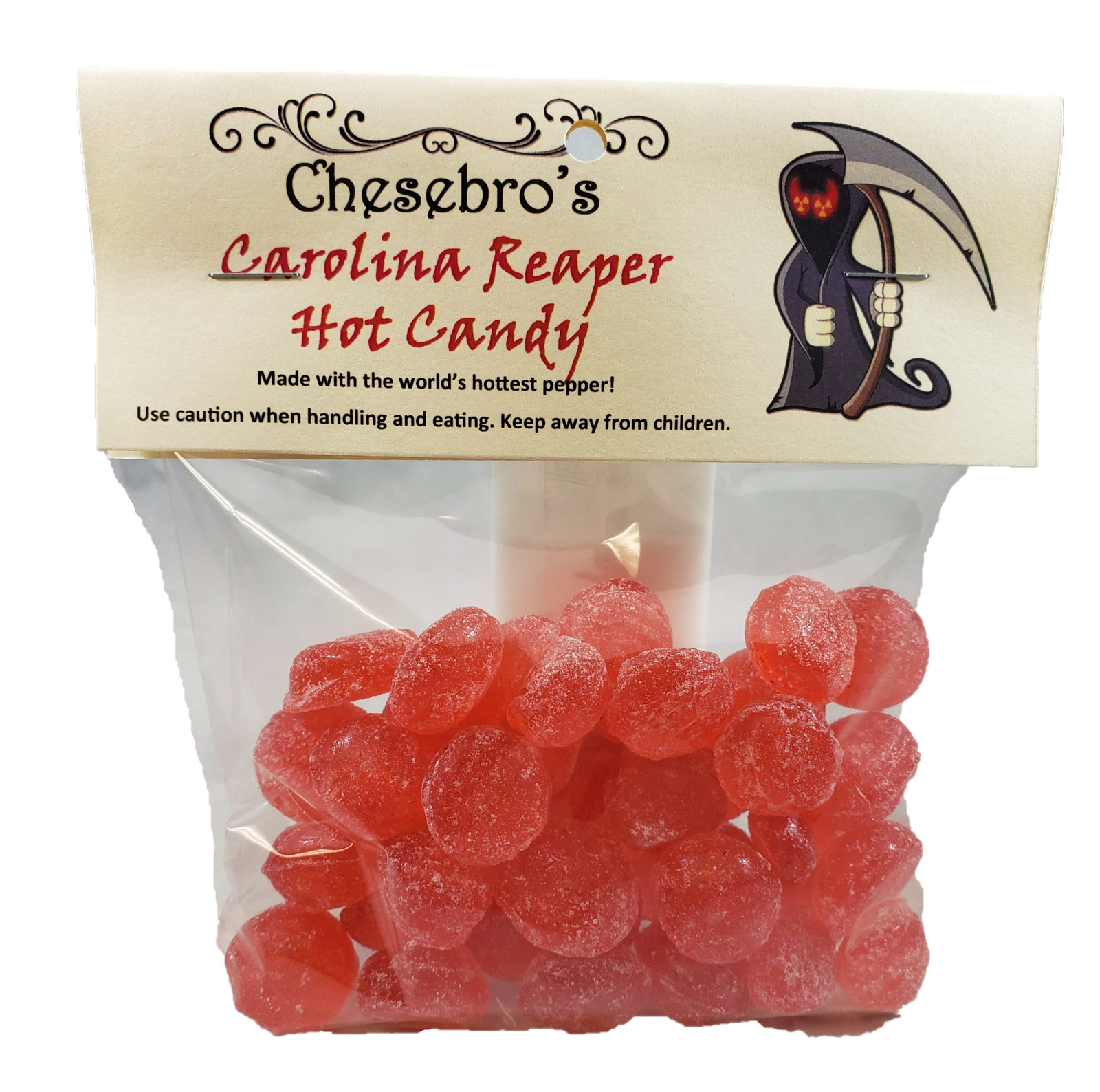 Carolina Reaper Spicy Hard Candy Drops