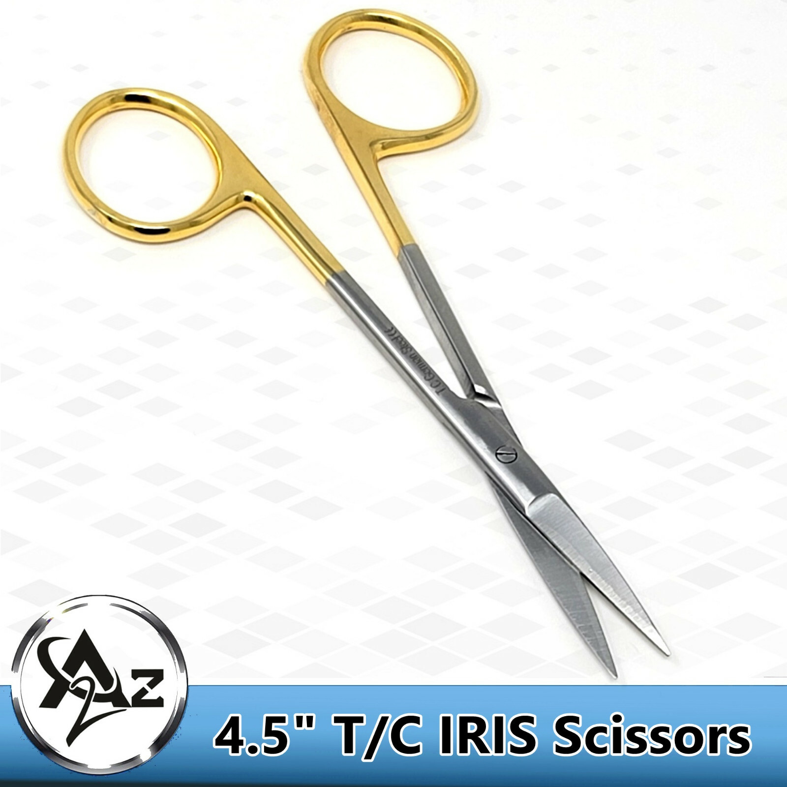 T/C Iris Scissors 4.5" Straight Surgical Dental