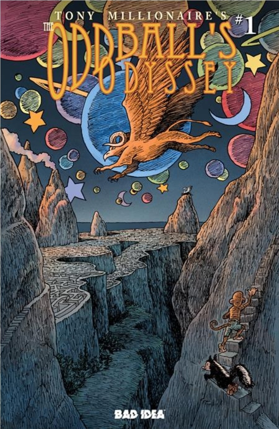 ODDBALLS ODYSSEY #1 (ONE-SHOT) COVER A TONY MILLIONAIRE PRE-SALE 4/29 BAD IDEA