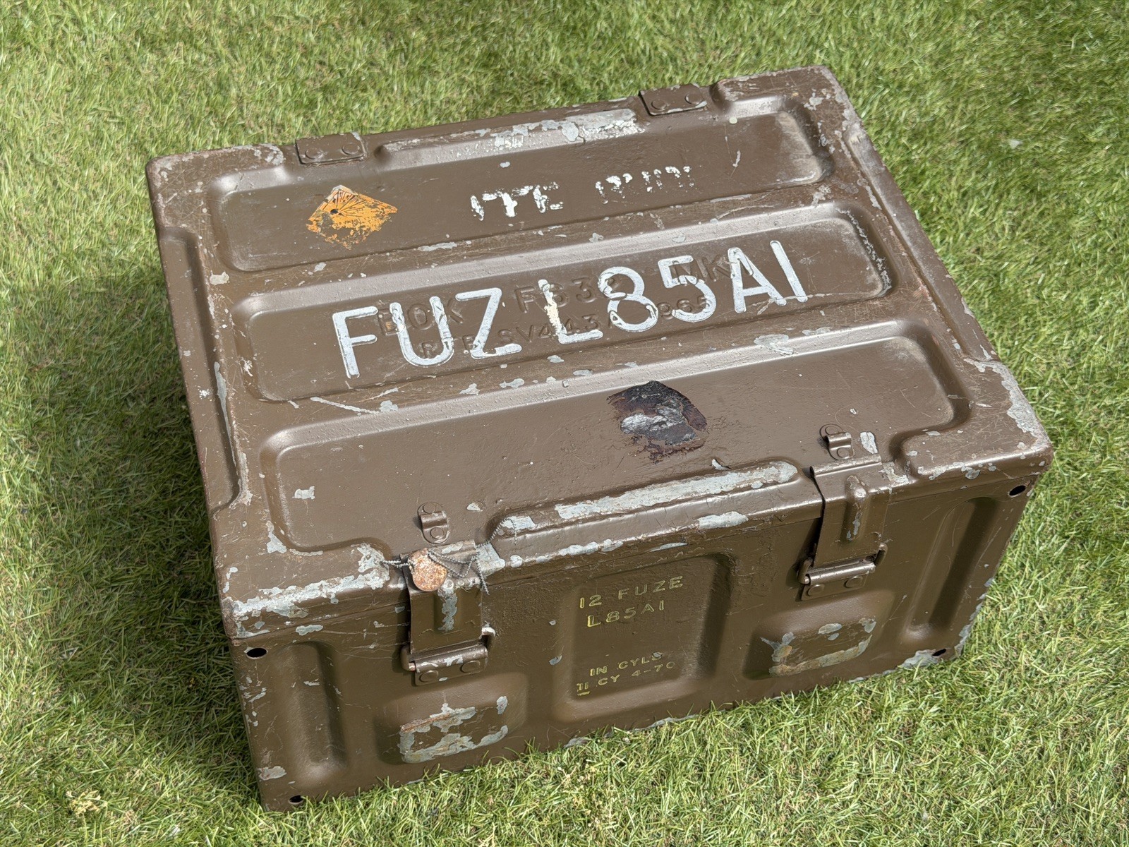 Original British Army Issue L85A1 SA80 Assault Rifle Vintage Ammo Storage Box