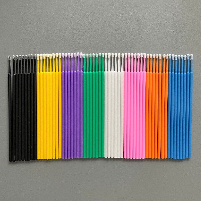 200Pcs Dental Micro Brush Disposable Materials Tooth Applicators Brush Cleaning