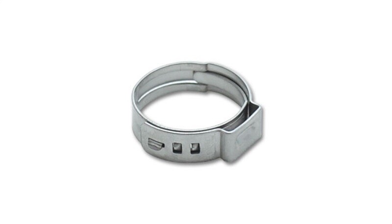 Vibrant One Ear Stepless Pinch Clamps 22.4-25.6mm clamping range (Pack of 10) SS