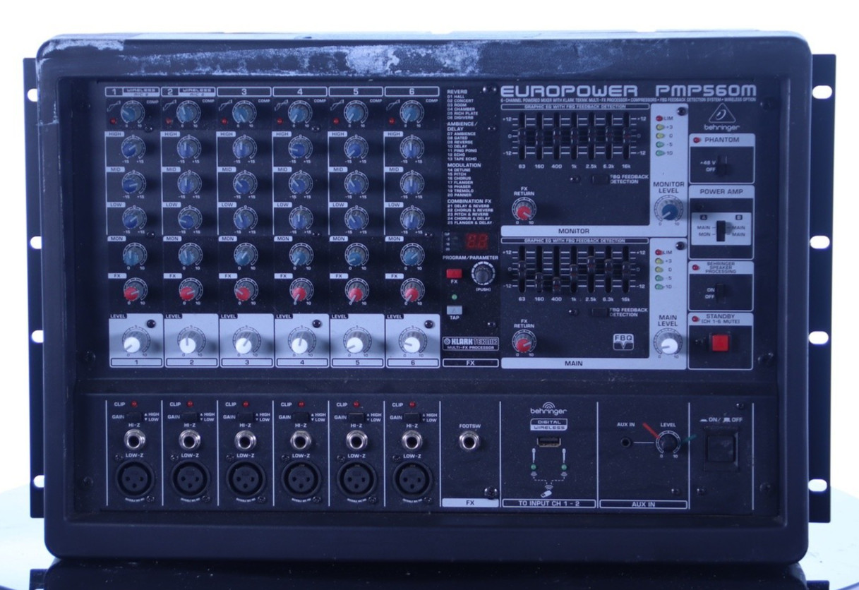 Behringer Europower PMP560M 6-Channel Powered Mixer