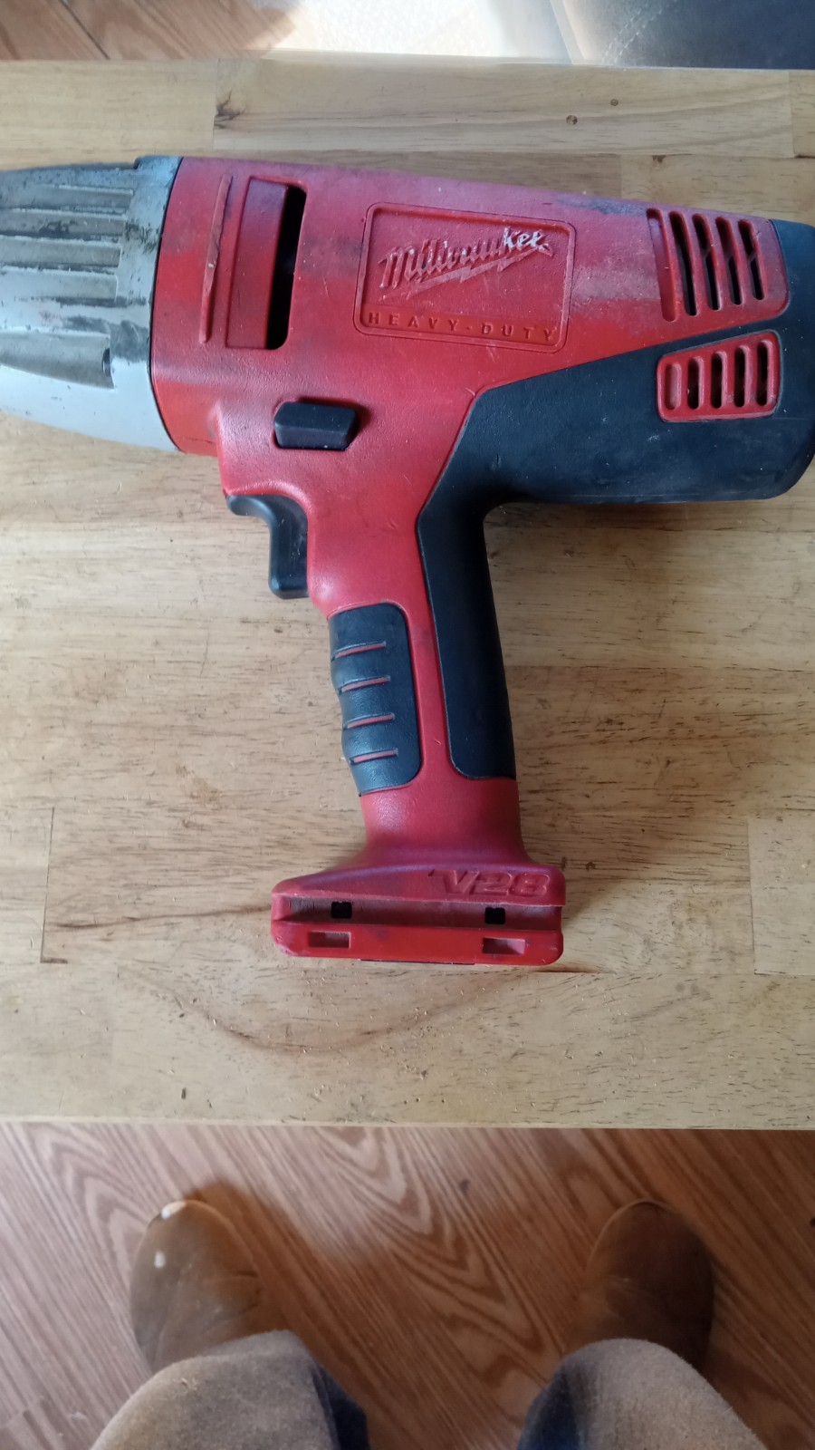 used milwaukee 28 volt impact wrench