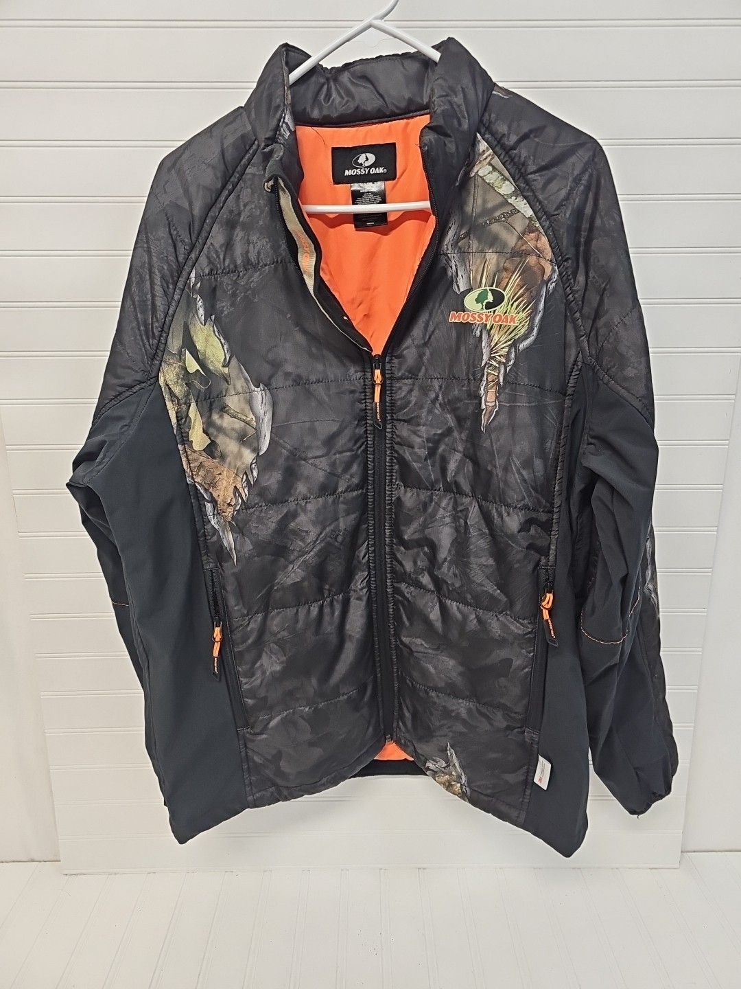 Mossy Oak Men’s Breakout Eclipse Camo Zip Pockets Jacket Size Medium 38/40