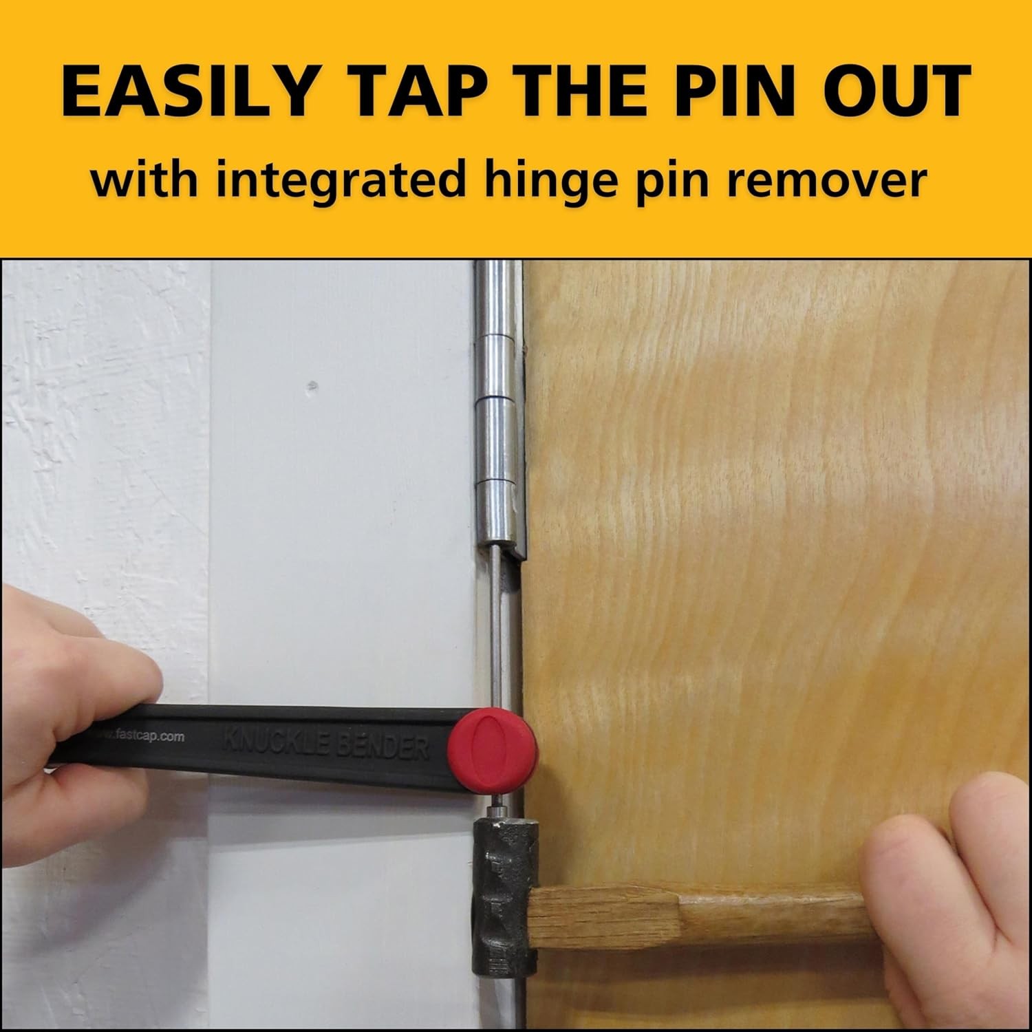 FastCap Knuckle Bender with Built-in Hinge Pin Remover - Multicoloured