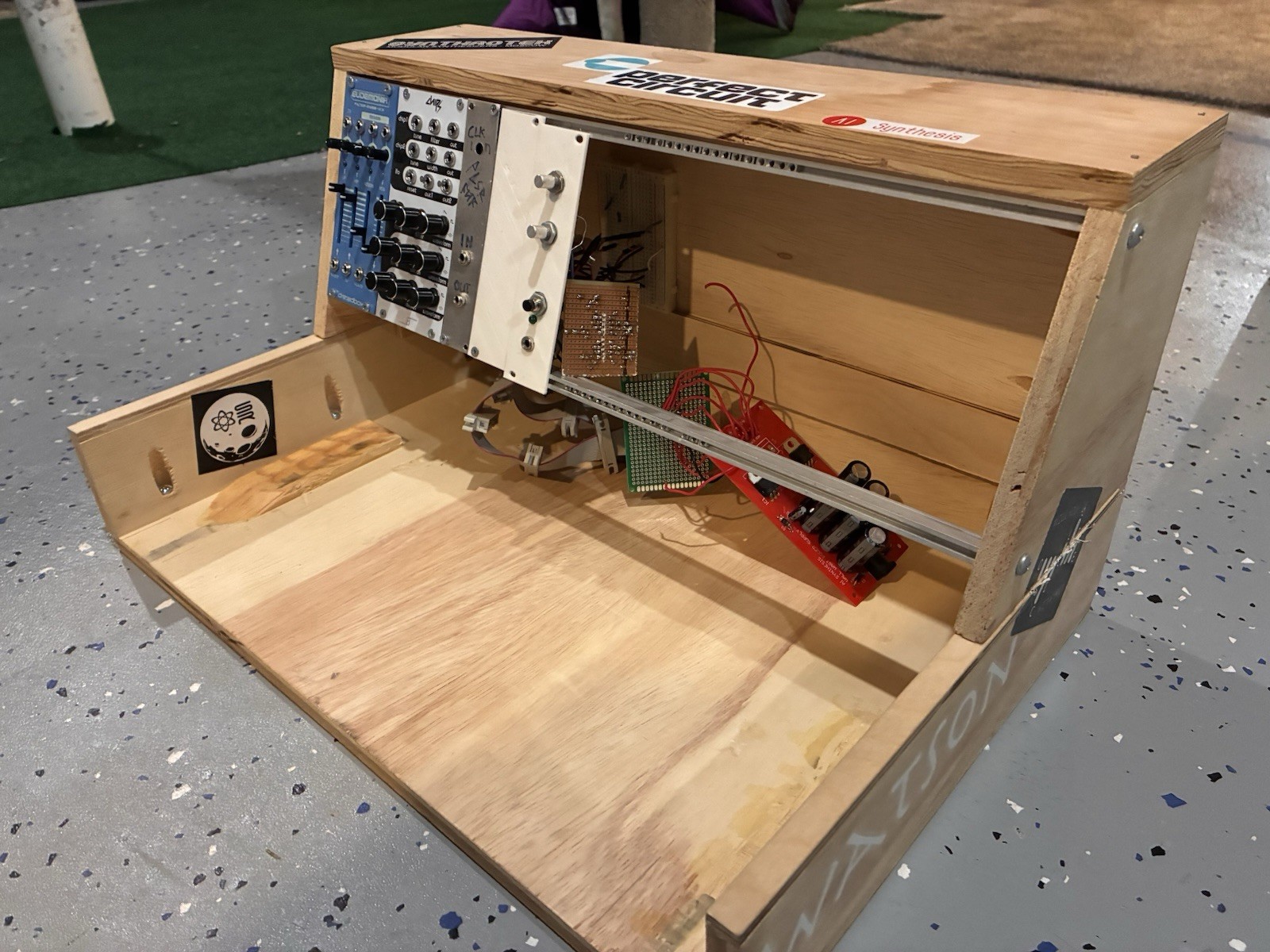 Custom Modular Synth Case With Keyboard Slot (Only The Case Included)