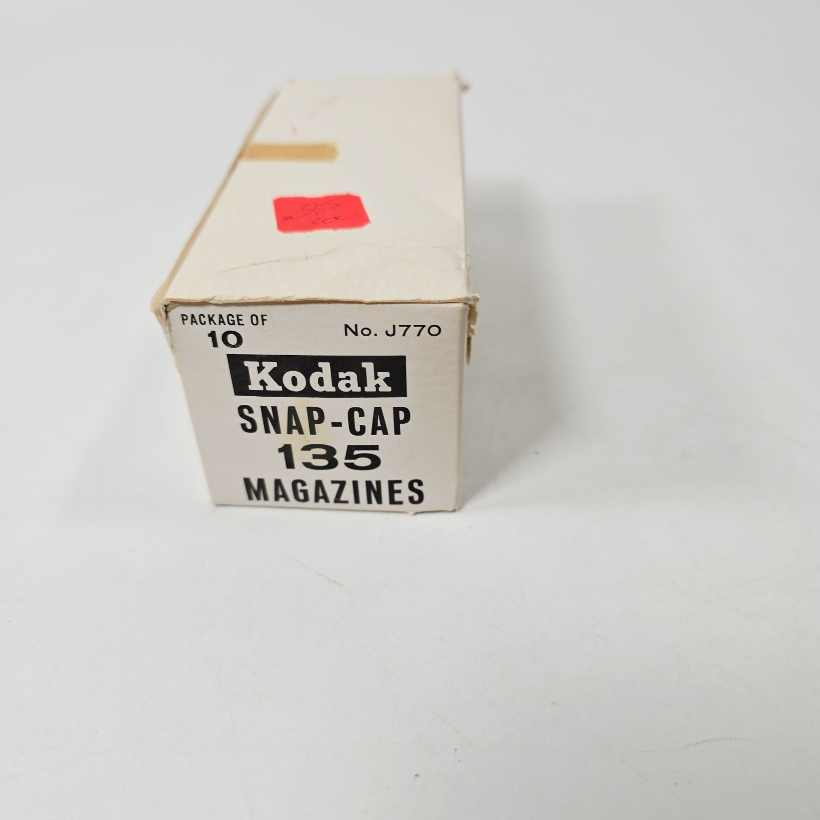 Kodak Snap-Cap 35mm 135 Film Magazine Lot of 10 Canisters No. J770