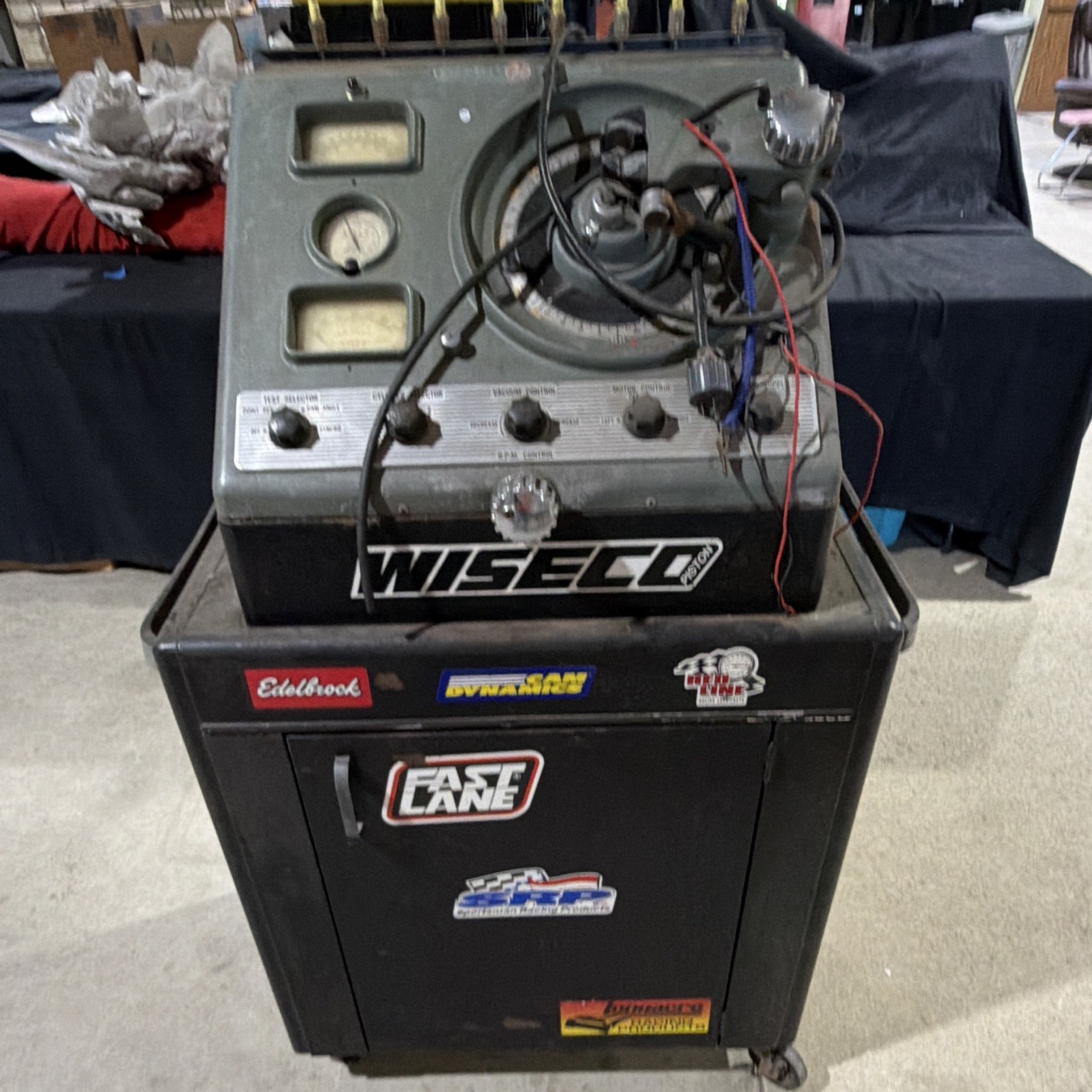 Vintage distributor testing machine