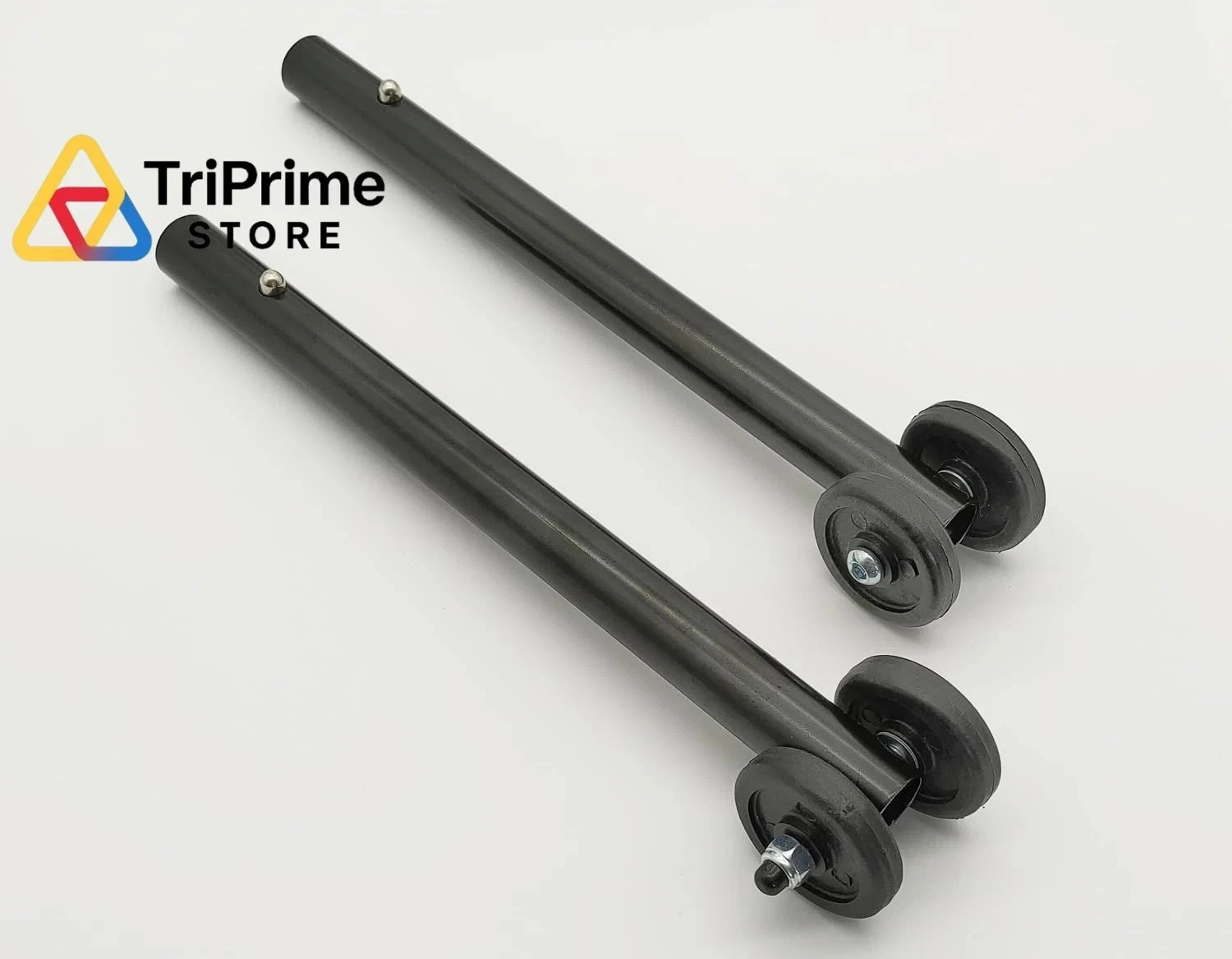 Wheelchair Anti-tippers for Silver Sport & Stainless Steel, Black