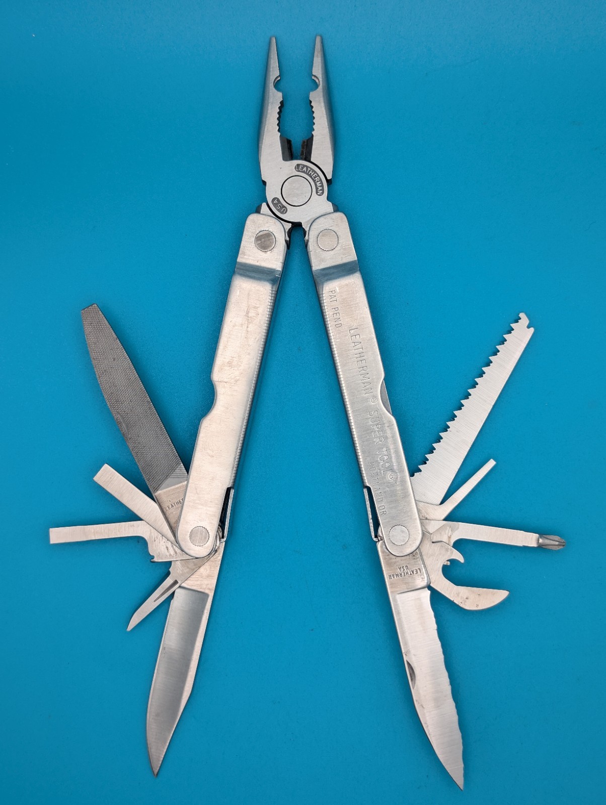 LEATHERMAN Super TOOL Multi Function Tool PLIERS, Stainless! 05/96 DATE