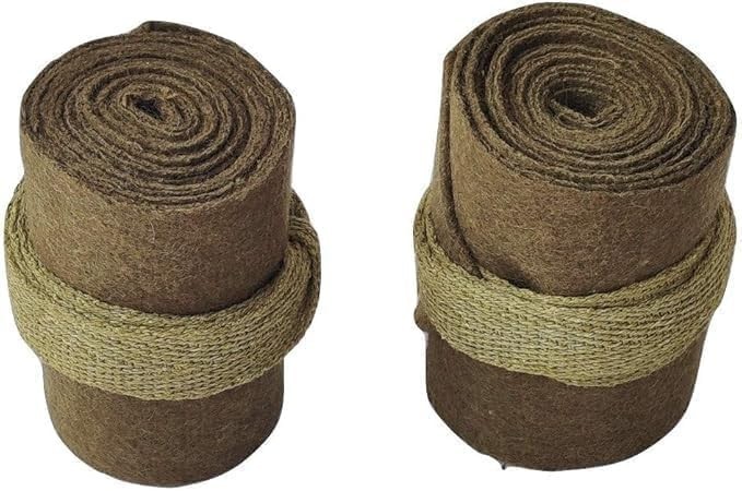 WWI WWII US & British Army Puttees – Repro Wool Leg Wraps - Khaki