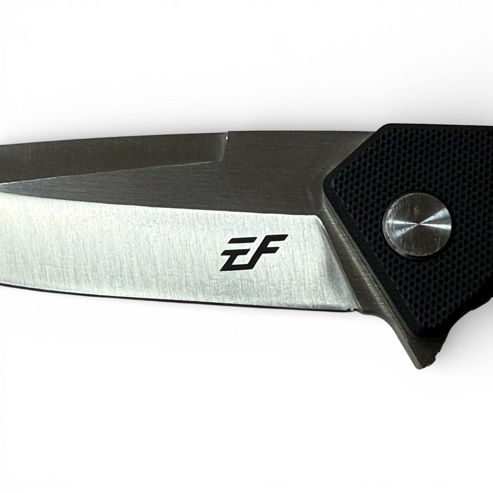 Eafengrow EF 234 Tactical Knife G10 Handle D2 Blade Black New + Free Folder