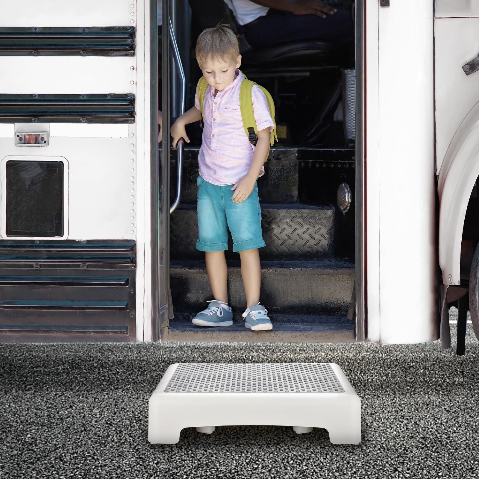Mobility Step Stool, Non-Slip Step Platform Indoor and Outdoor, Portable Step