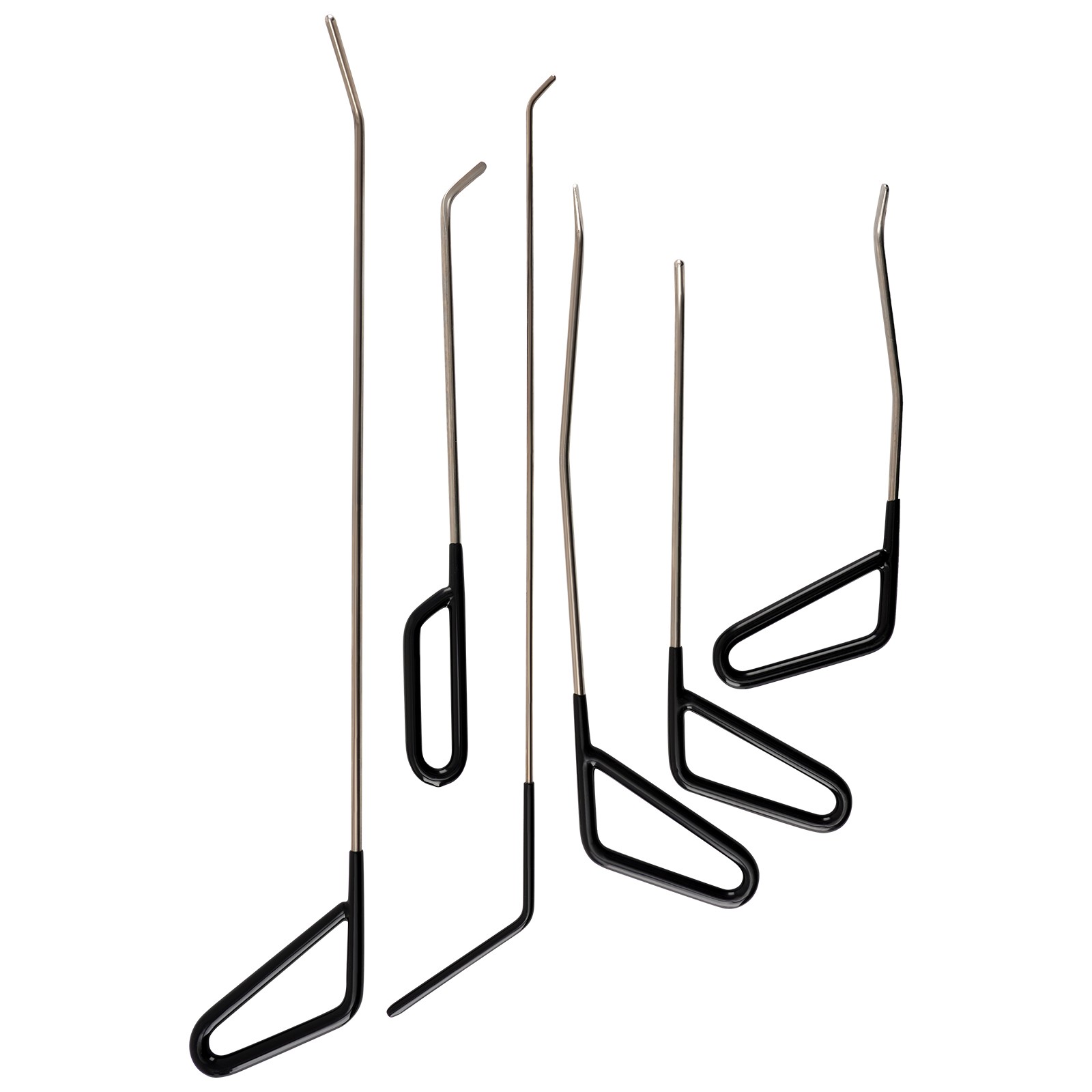 6pcs PDR Dent Tool Stainless Steel Paintless Repair Removal Rods 26-57cm