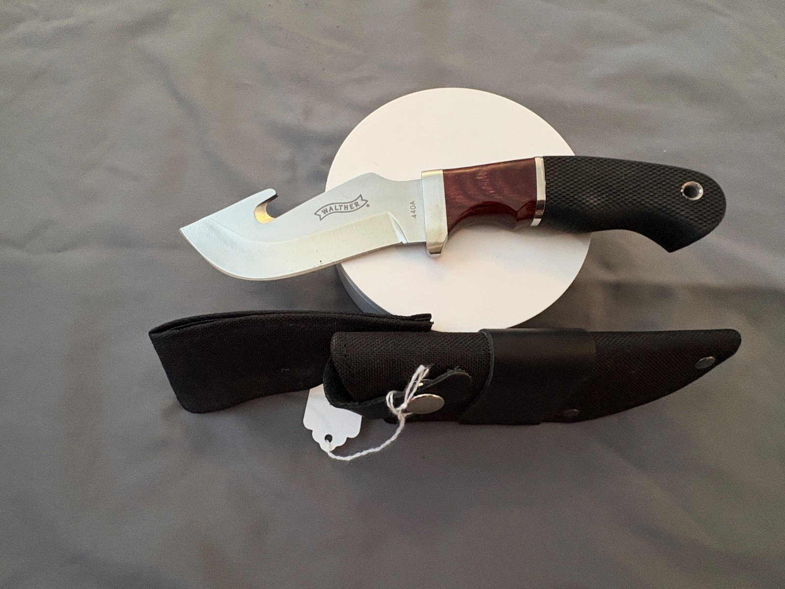Walther Hunting Knife w/ Gut Hook – Model WAL 1044