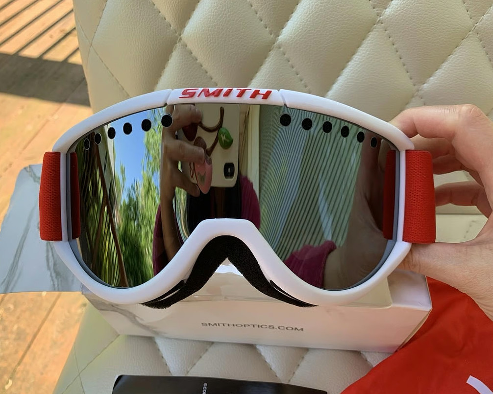 Supreme Smith White Goggles MX Motocross Ski Snowboard ATV Dirt Bike New