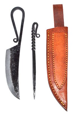 Medieval Feast Picker Set - Ceremonial Ritual Altar Tool Pair