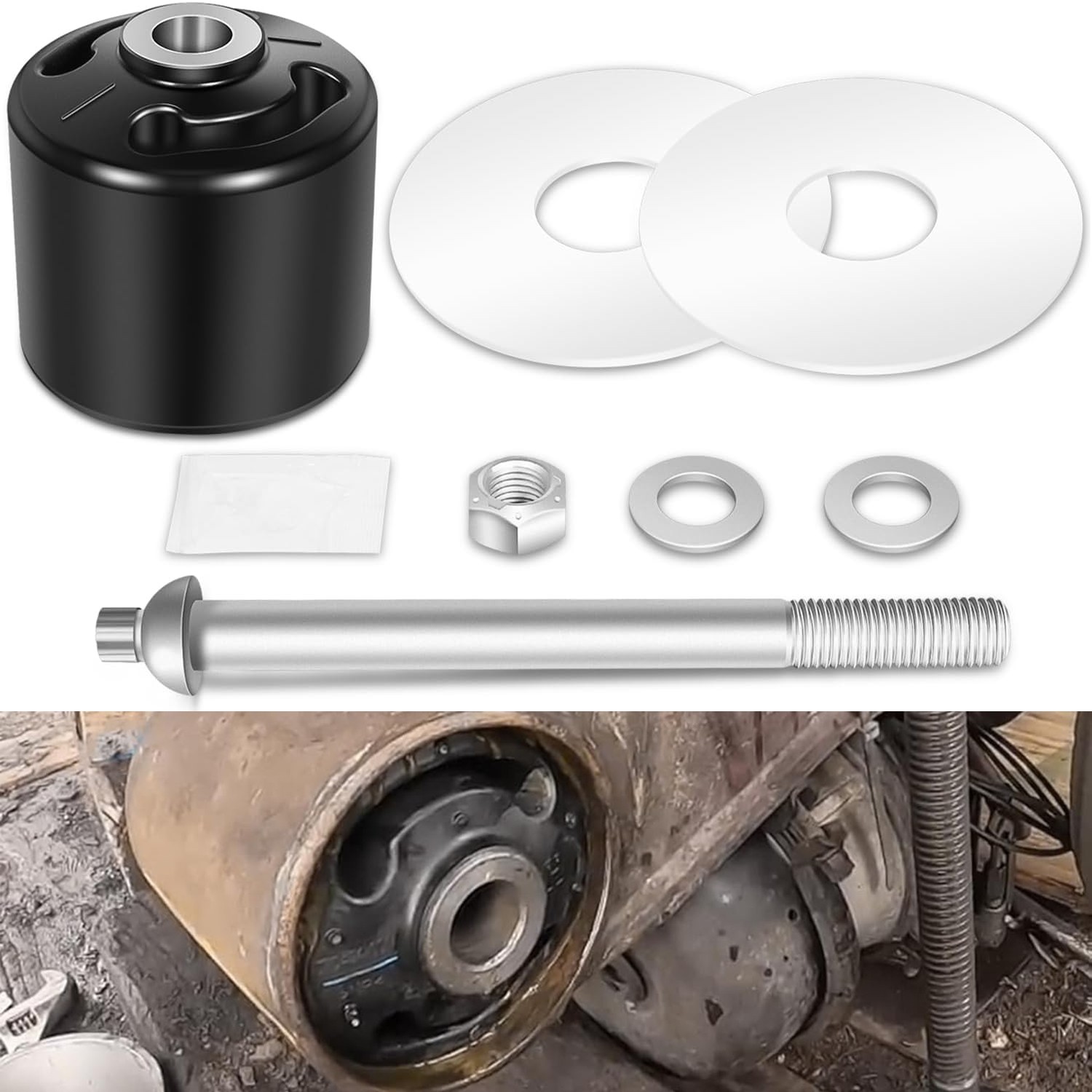S-24691 S-21166 for Hendrickson Quick Align Pivot Bolt Bushing Kit
