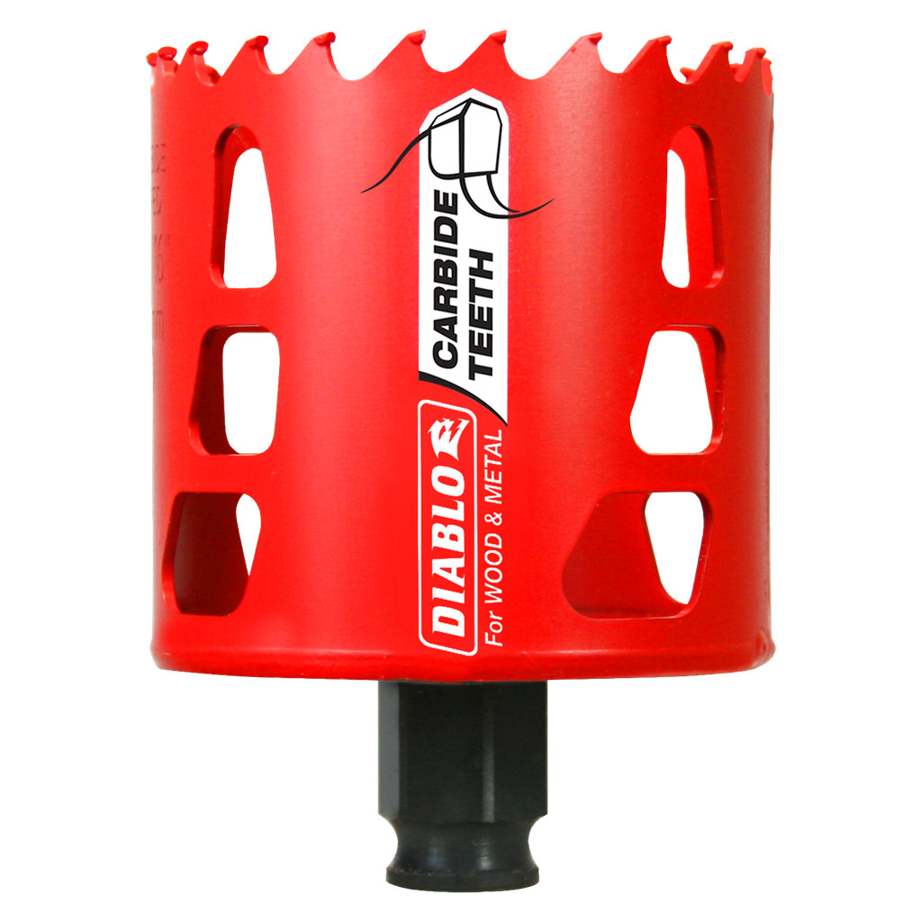 2-11/16 in. (68mm) Carbide-Tipped Wood & Metal Holesaw - DHS2687CT