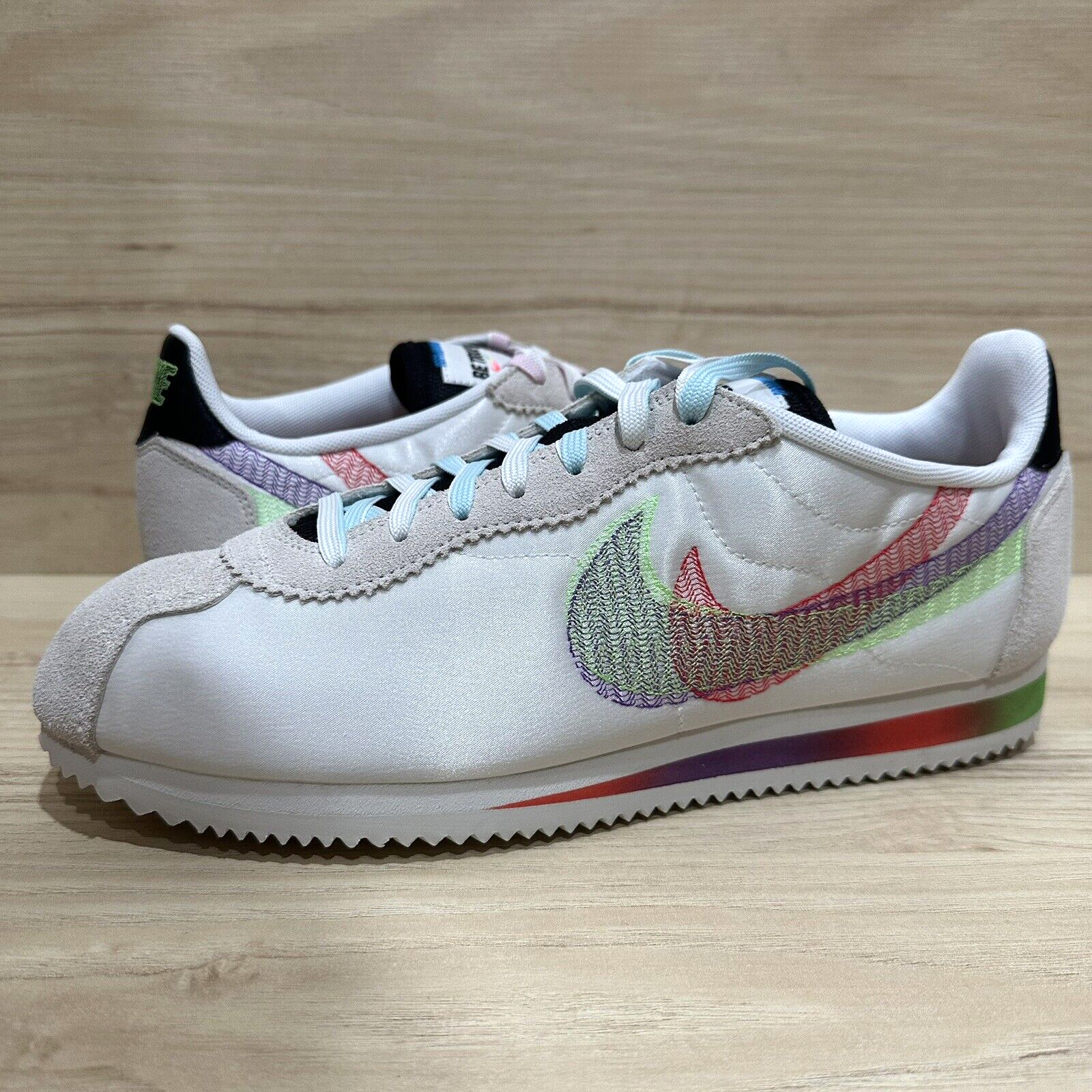 Nike Cortez BeTrue White Multicolor DR5491-100 Men's Shoes Size 10.5 11 11.5 13
