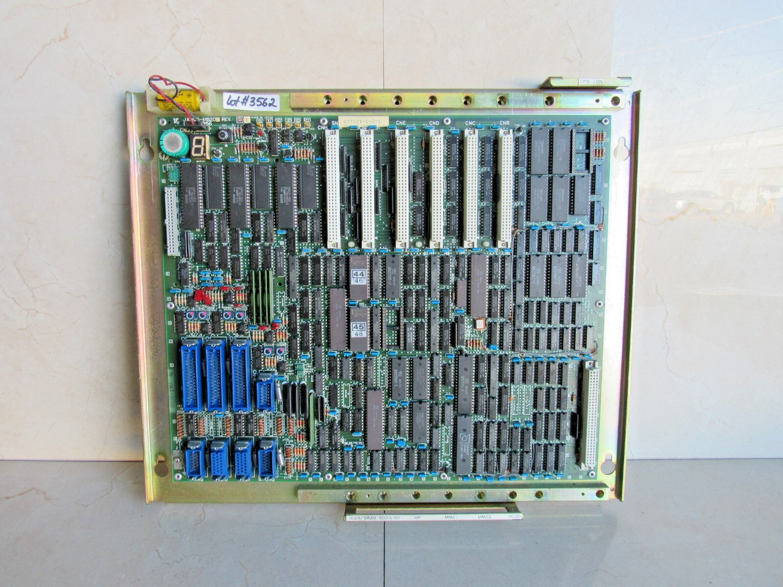 Yaskawa JANCD-MB20D / DF8101356 / JANCD-MB20-D / Lot # 3562 Listed by Mike